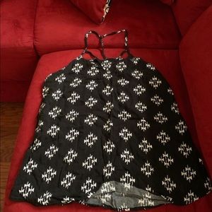 Black and white shirt